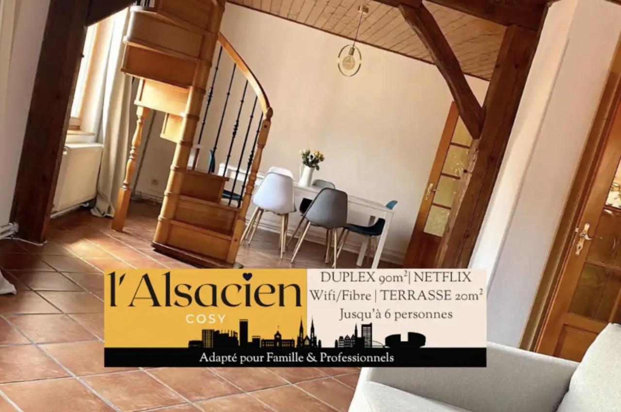 L'alsacien Cosy : Duplex - Netflix - Wifi/fibre Apartment Mulhouse
